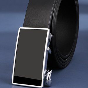 Men's belt cowhide belt men's all-match